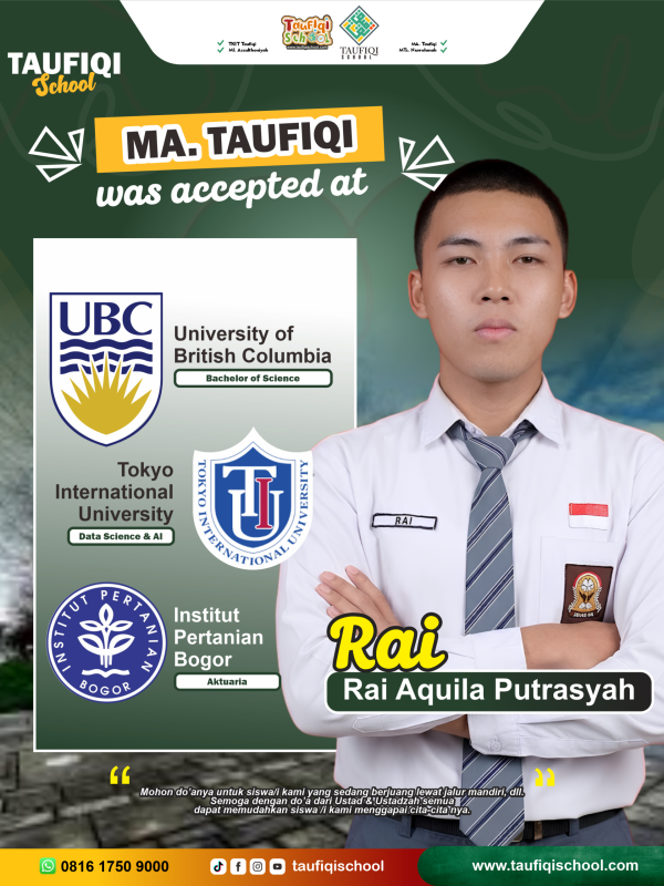 flyer lulus UTBK MA rai